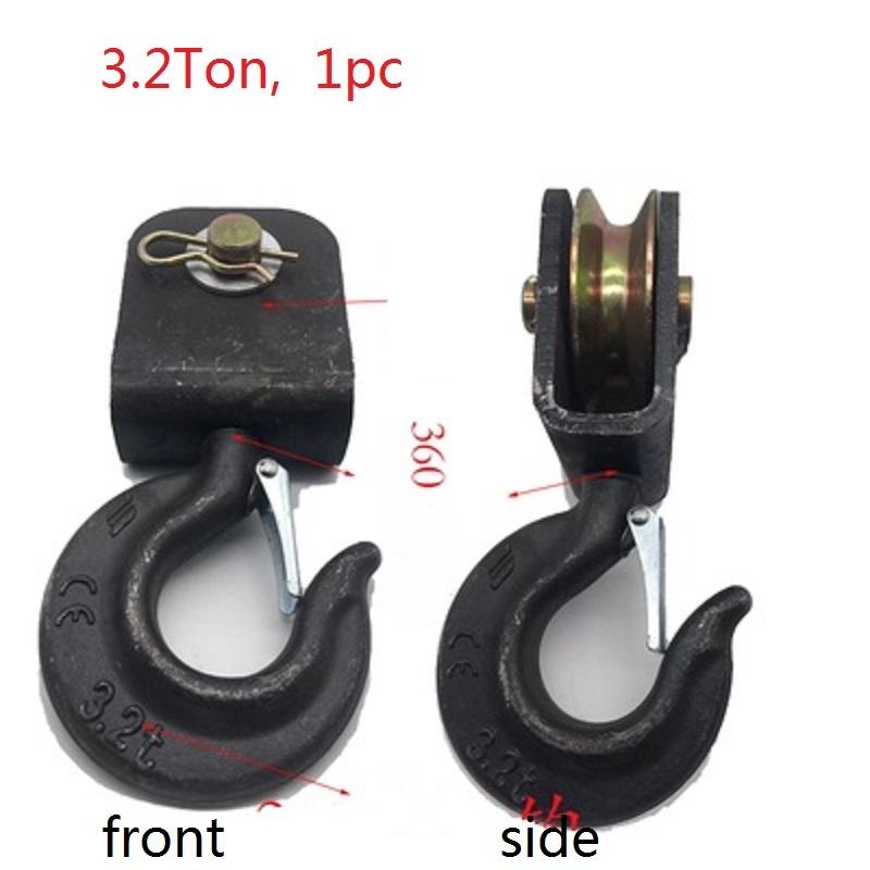 Pulley for steel wire rope Road rescue truck trailer wrecker accessories hook chain loquat hook winch sling Trailer vehicle