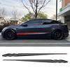 2PCS For Tesla Model 3 Car Body Side Sticker Striped Racing Style Decor Decal  Vinyl Cover Auto Tuning Accessories