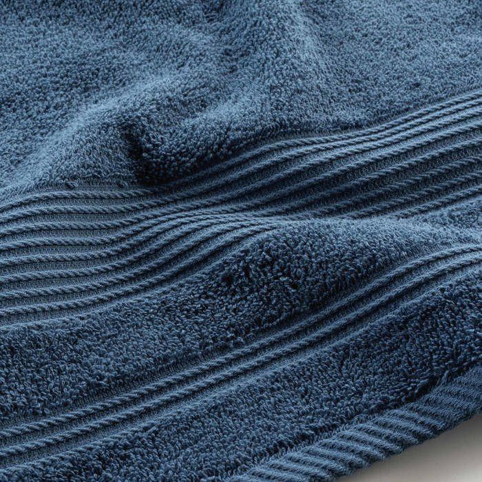 Towel or Bath Sheet 70 X 130 Cm Tendresse Sapphire Blue
