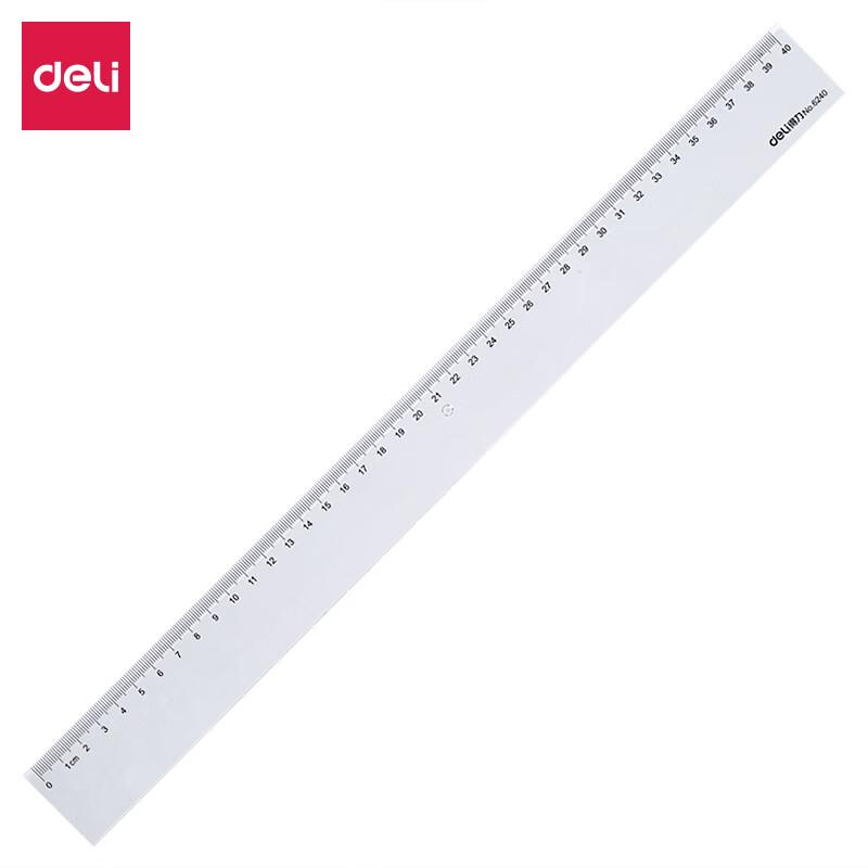 Deli 6240 Transparent Straight Ruler