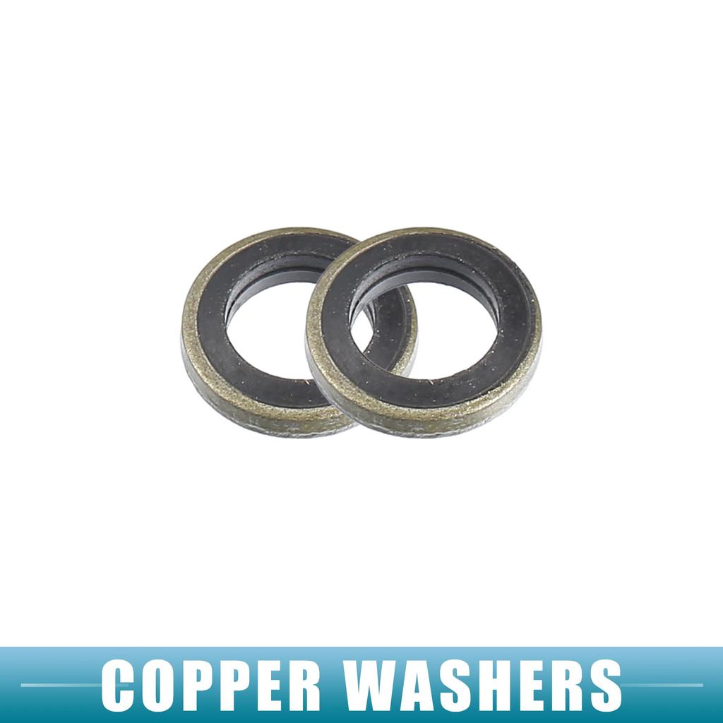 A ABSOPRO Banjo Bolt Cooler Screw Fitting Ball Head Brake Line Fitting Adapter