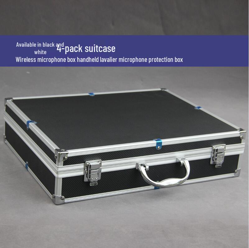 KTV Shockproof Aluminum Handheld Microphone Storage Case