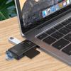 6 In 1 SD USB Type C Card Reader USB 2.0 TF/Mirco SD Smart Memory OTG Flash Drive Cardreader Adapter