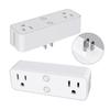 US Standard 10A Dual Wireless Smart Plug, Alexa-Compatible, Multi-functional WiFi Socket