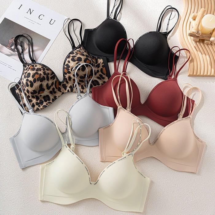 Nahtloser Push-Up Pfirsich-BH: Weich, Stützend, Anti-Durchhängen, Seitenglättend, Mittelstarke Cups, Ohne Bügel