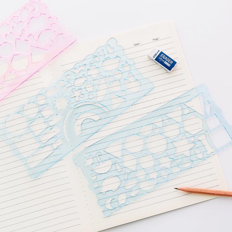 Creative Kids' Multifunctional Kaleidoscope Ruler & Drawing Set