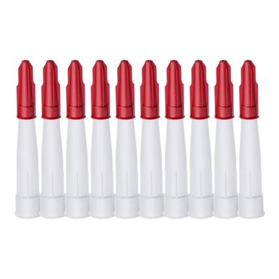 10pcs Silicone Caulking Nozzle Tips With Protective Caps Universal Sealant Dispensers for Construction Projects