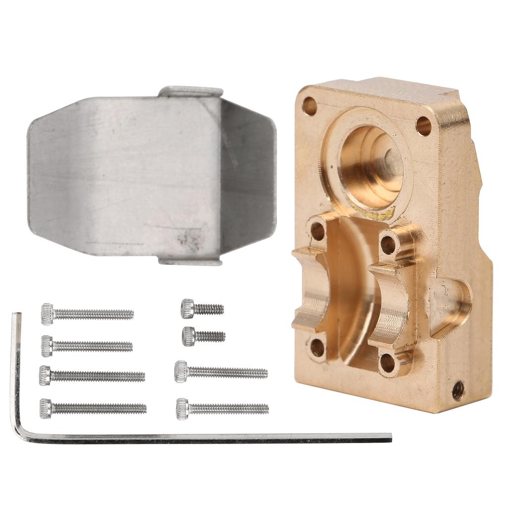 Brass Diff Axle Cover Counterweight WGuard Protection Plate Fit for Axial SCX24 AXI00002 90081