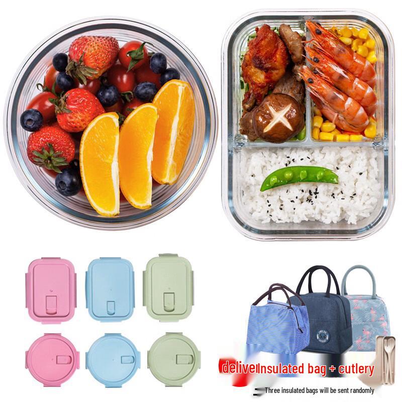 Ru Han High Borosilicate Glass Lunch Box Set