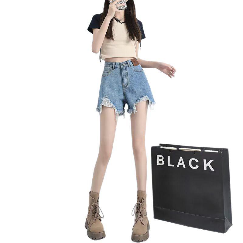 2025 Japanese Style Retro Denim Shorts for Women - Versatile Summer Fashion Trend