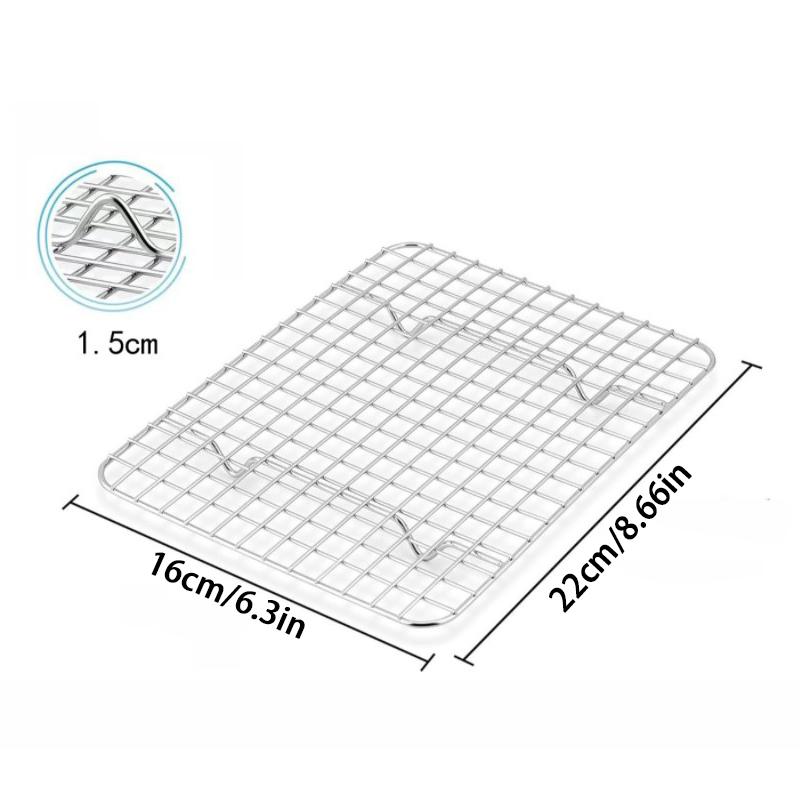 

Решетка для охлаждения хлеба для барбекю из нержавеющей стали, подставка для сушки, решетка для охлаждения, противень для выпечки, бытовые инструменты для выпечки, кухонные принадлежности S