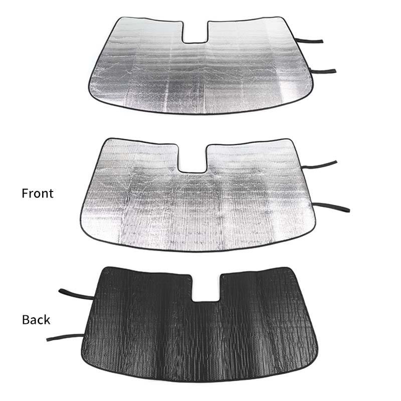 Car Front Windshield Sunshade Window Shade Foldable Sun Visor Cover Fit For Chevy Silverado For GMC-SIERRA 2014-2017 Car Interior Accessories