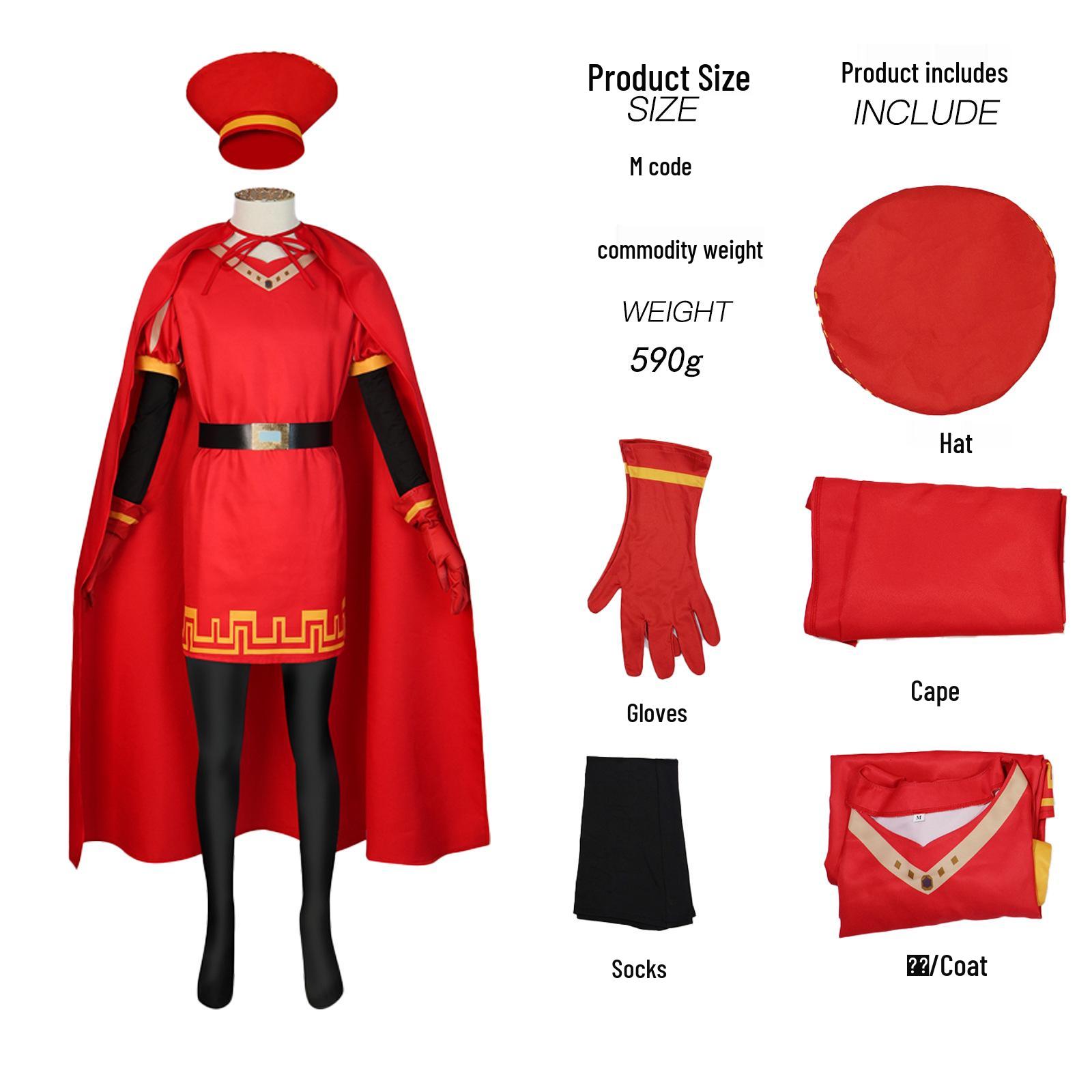 Šreka Princeses Fionas Zaļš Cosplay