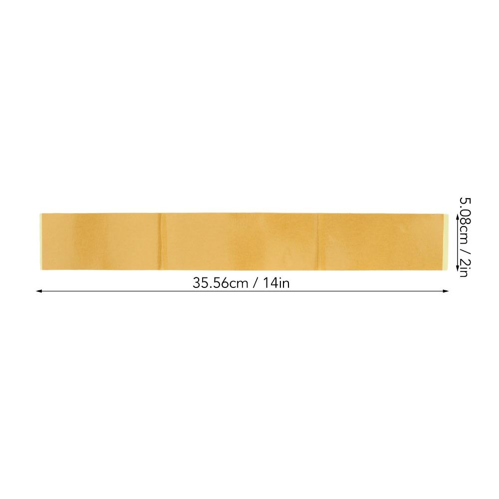 20Pcs Reliable Yellow Zero Clearance Tape PVC Length 35.56cm Miter Saw Tape Double Sided Woodworking Tape Woodworking