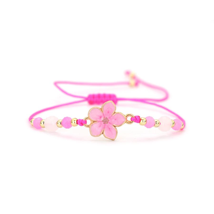 

Stylish 6 Colors Flower Bracelet For Women Handmade Braided String Braslet Best Friend Jewelry Valentine Day Braclet Girlfriend розы красного