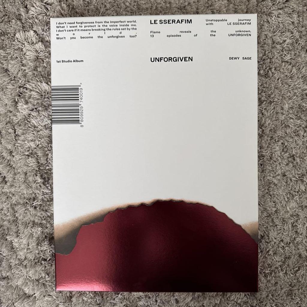 [USED] LE SSERAFIM 1st Studio Album 'UNFORGIVEN