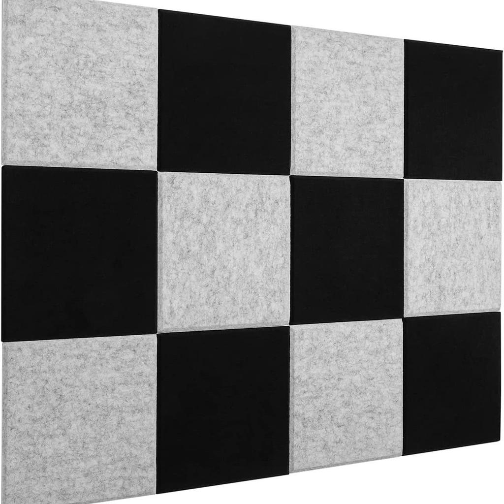 Special Offer: 12-Piece Polyester Fiber Sound Panels for Home and Office Acoustic Treatment