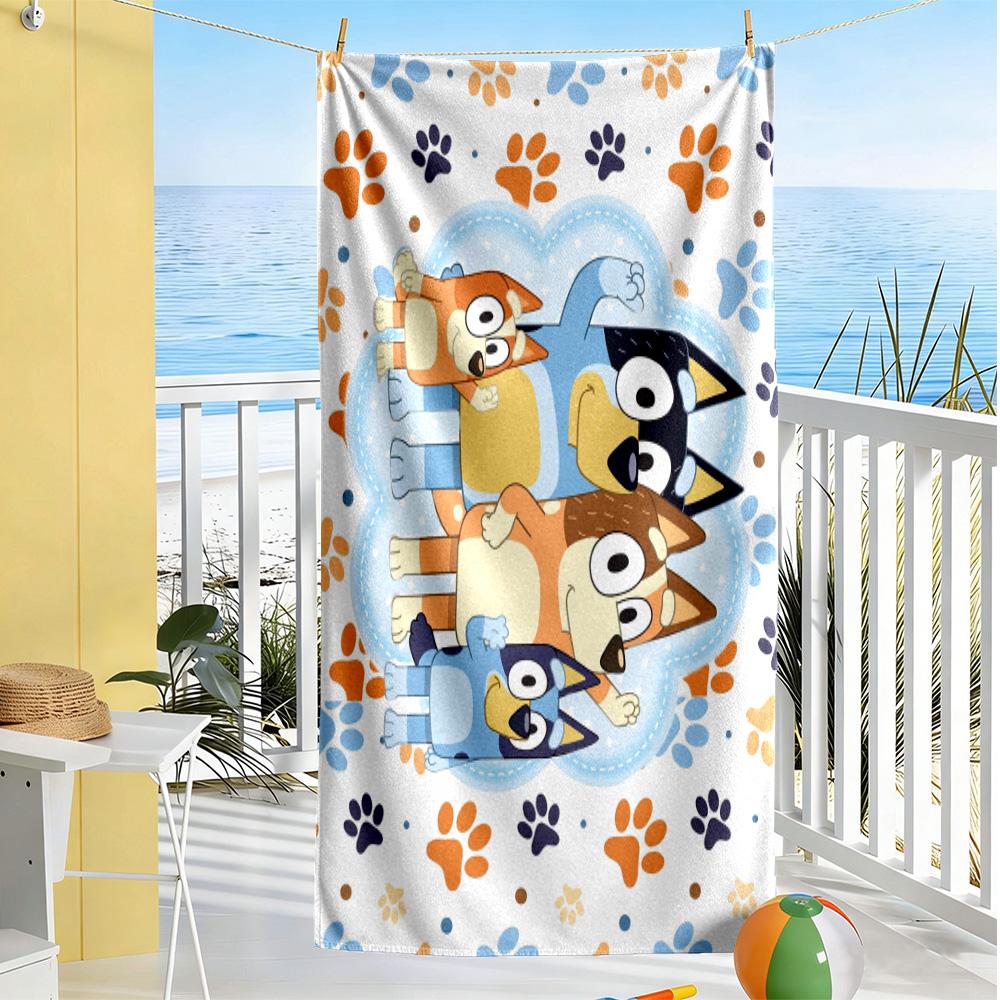 Fox Friends Adventure Beach Towel Super Soft & Absorbent Comfortable Lightweight