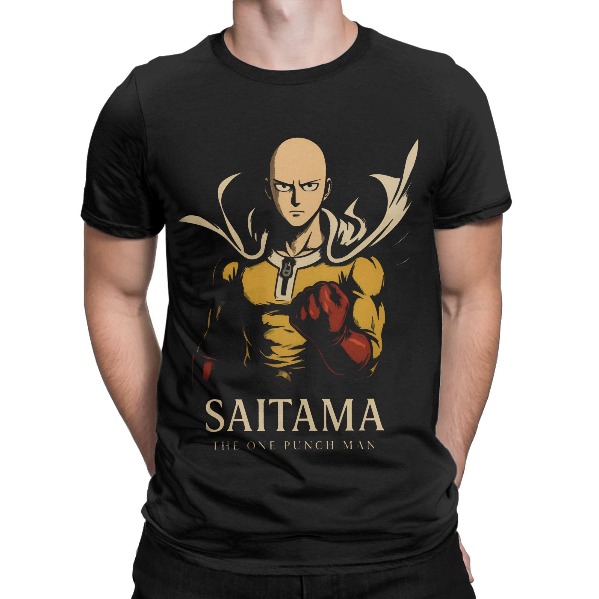 Герой-одиночка One Punch Man Костюм Мужчины Женщины Футболки Хлопковая Футболка Новое Поступление Топы Футболка S