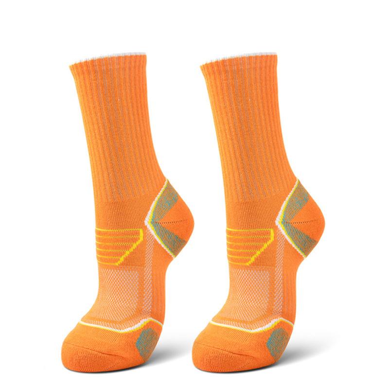 1 Paar dicke Baumwoll-Wandersocken für Wintersport, Klettern und Skifahren, rutschfest