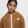Nike Club Casual Kapuzenjacke Bequem Mode Leicht Britisches Braun Kinderjacken HQ4882-281