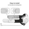 SBSGV Oculus Meta/Quest 2 Head Strap with Battery Pack, Adjustable Elite Strap 5000mAh Fast Charging Extend 3hrs in VR Playtime, Quest 2 Head Elite St