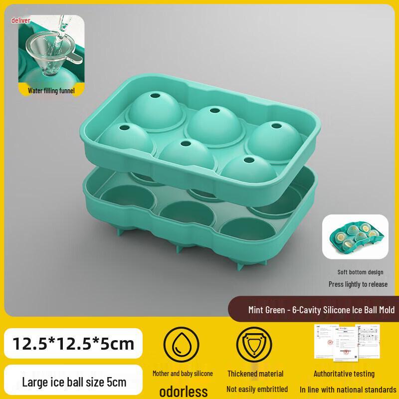 Food-Grade Silicone Large Ice Ball Mold
