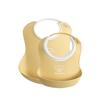 Powder Yellow of 2 Adjustable To Fit Your Growth Japanese Product with [BabyBjorn] Bib, (Set Sizes), Baby's [Genuine Warranty]