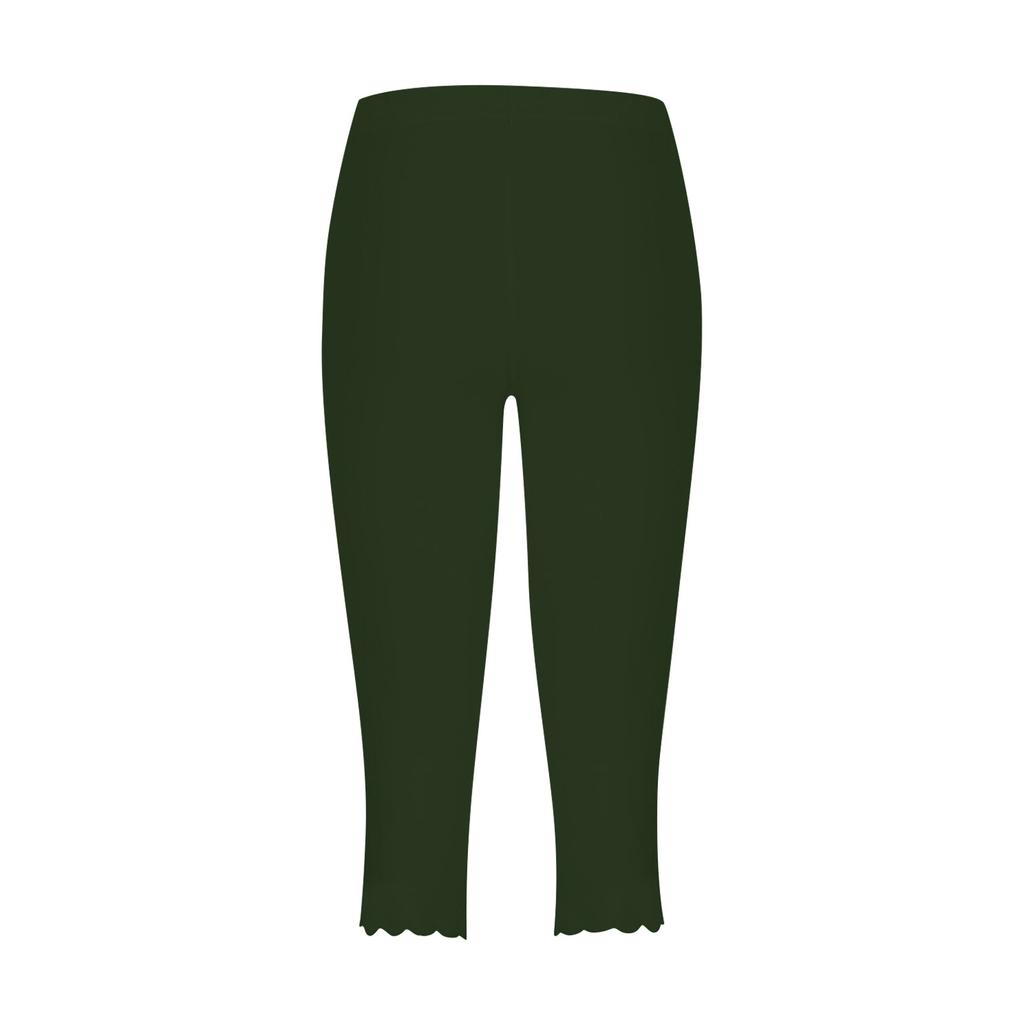 Sommer Damen Leggings Verkürzte Hose Hoher Bund Enge Hose Zum Laufen Yoga Fitnessstudio Training
