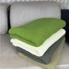 Nordic Knitted Blanket For Office Sofa Napping Blanket Ball Wool Casual Bed Cover Air Conditioning Blanket