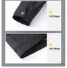 Men's Fleece-Lined Lapel Jacket, Thickened Autumn/Winter Coat for Middle-Aged and Older Men