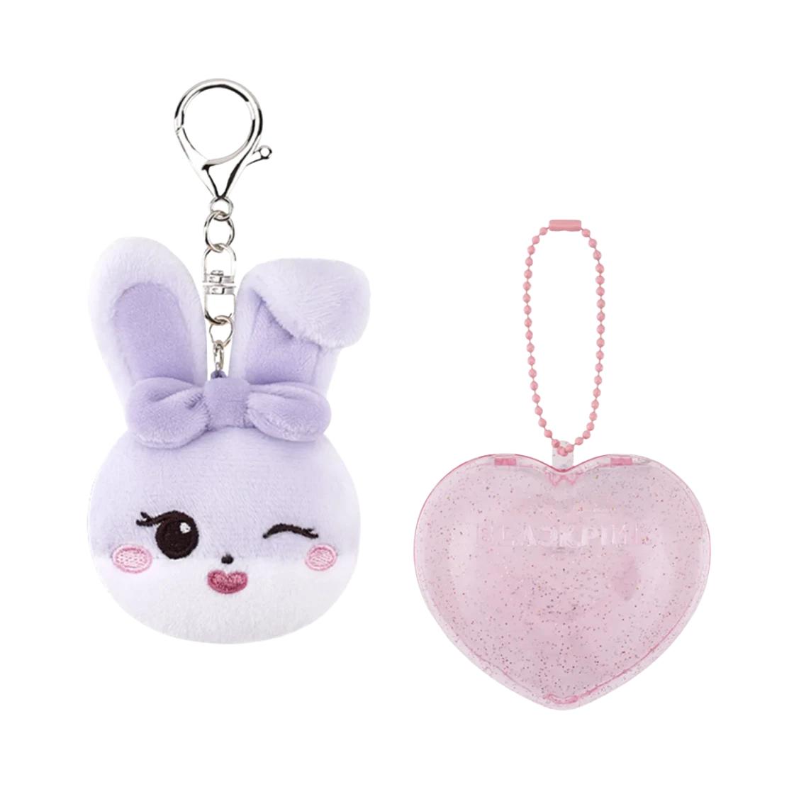 Blackpink Deadline Character Plush Face Keyring & Case Jisoo ONE SIZE