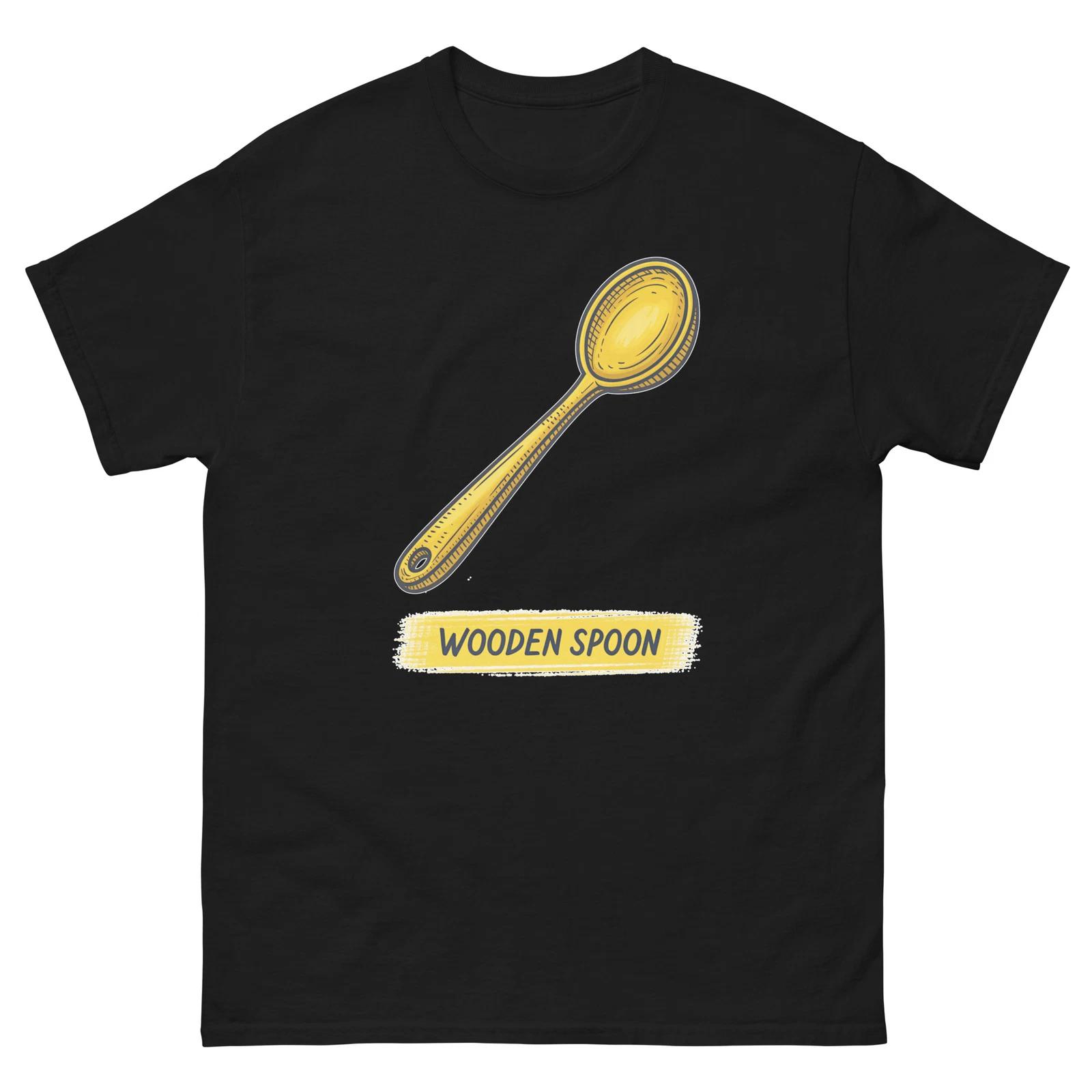 Wooden Spoon Kitchen Home Cooking Culinary Utensil T-Shirt 4XL