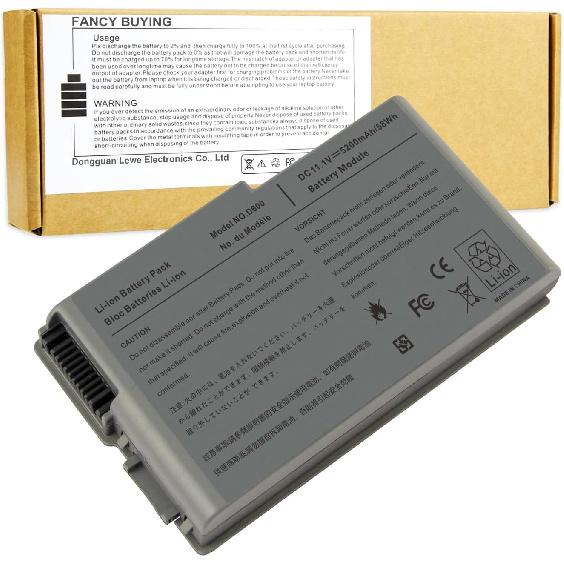 Fancy Buying Latitude D600 Laptop Battery for Dell Latitude D505 D610 D520 D500 D510 D530 / 600M, fits P/N C1295 6Y270 3R305-12 Months Warranty (6