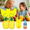 Pineapple Fruit Fly Trap, Insect Catcher for Fruit Flies & Flying Bugs with Butterfly Sticky Paper