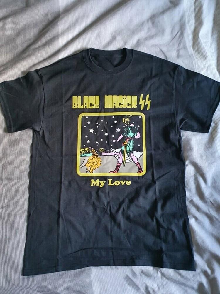 Винтажная черная рубашка Magick SS My Love Классическая черная Унисекс S-2345XL E1322 Унисекс Футболка S