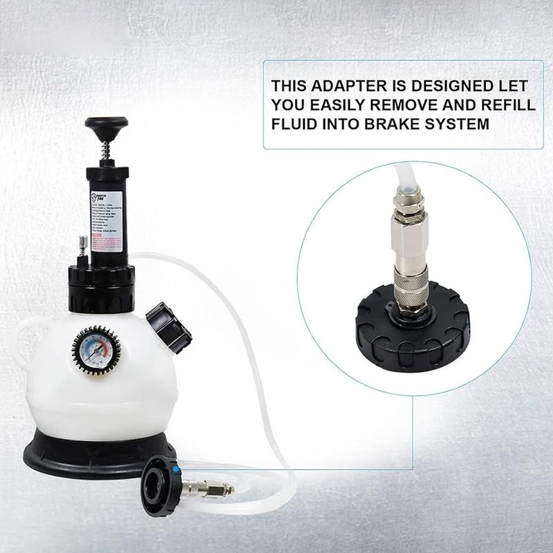 

50.7mm Master Cylinder Bleeder Adapter For Most Imported Some Domestic Vehicles Brake Fluid Bleeding Oil Cylinder Connector