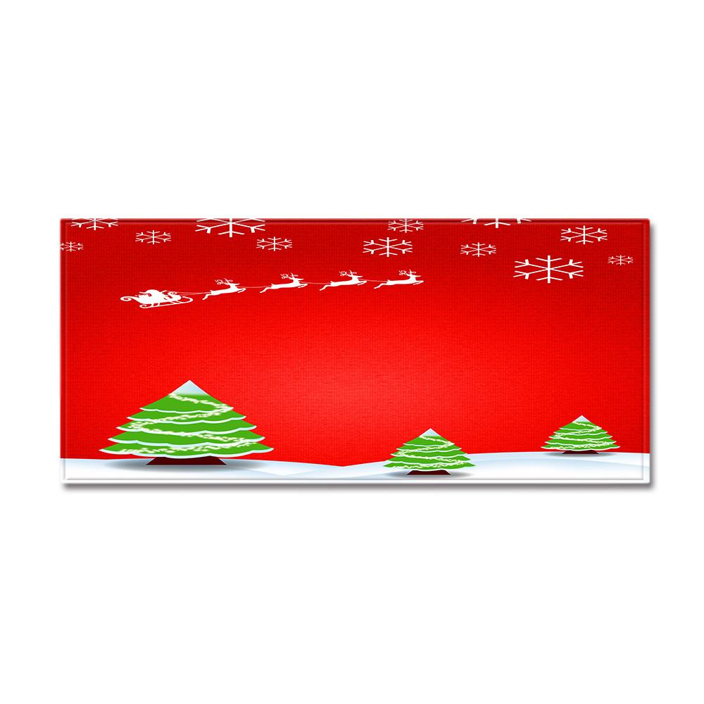 Christmas Kitchen Sand Carpet Doormat Long Floor Mat