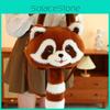 Raccoon Animal Plush Backpack Lightweight Single Shoulder Crossbody Bag Gift