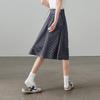 Jupe A-line à carreaux taille haute pour femme SOFSIL