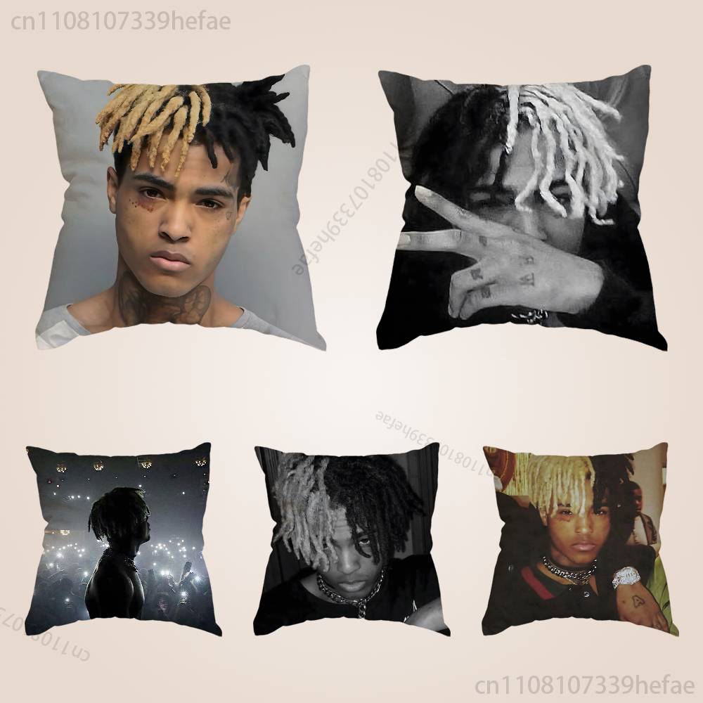 Rapper XXxxtentacion Throw Pillow Case For 45x45cm55x55cm30x30cm For Home Bedroom Decoration And Protector