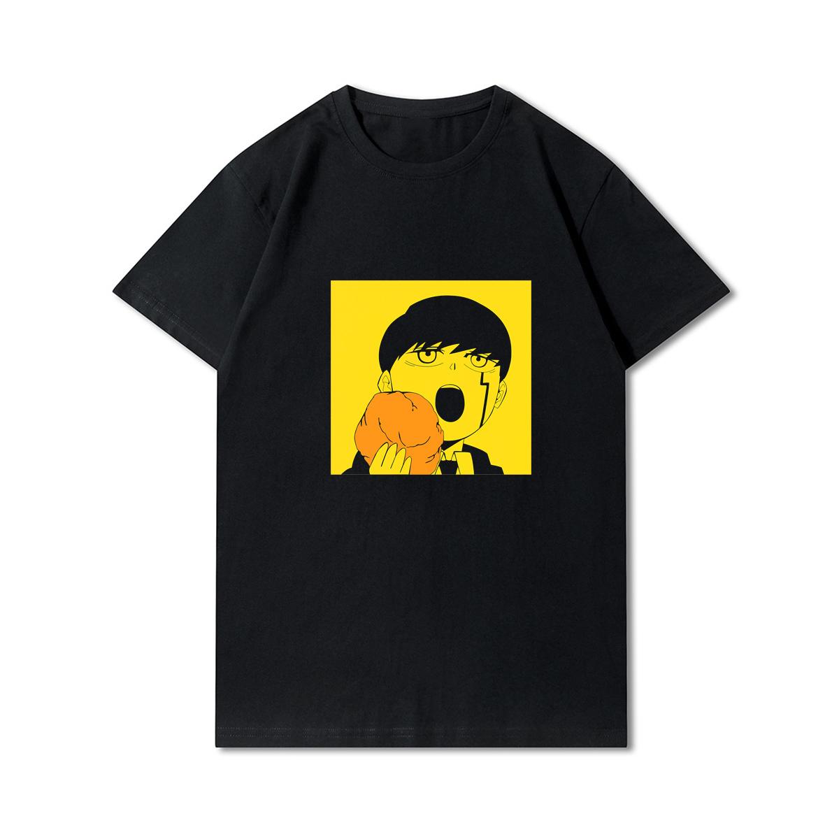 

Аниме Множество узоров Mashle Magic and Muscles Летние повседневные черные хлопковые топы с короткими рукавами с принтом и круглым вырезом с кошками Женские футболки Футболки с мультяшным рисунком XXXL