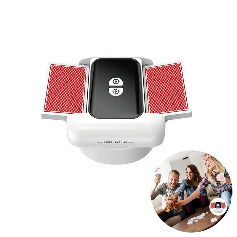 Automatic Card Shuffler For 1-2 Decks, One-Click Shuffling And Manual Mode, Portable Rechargeable (2600Mah)