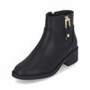 Elcanto Maz Women'S Side Zipper Detail Ankle Boots 4.5Cm Lcwa21M34V