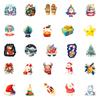 50 Christmas Cake Statues, Cartoon Cookie House Decorations, Cup, Electric Vehicle Stickers