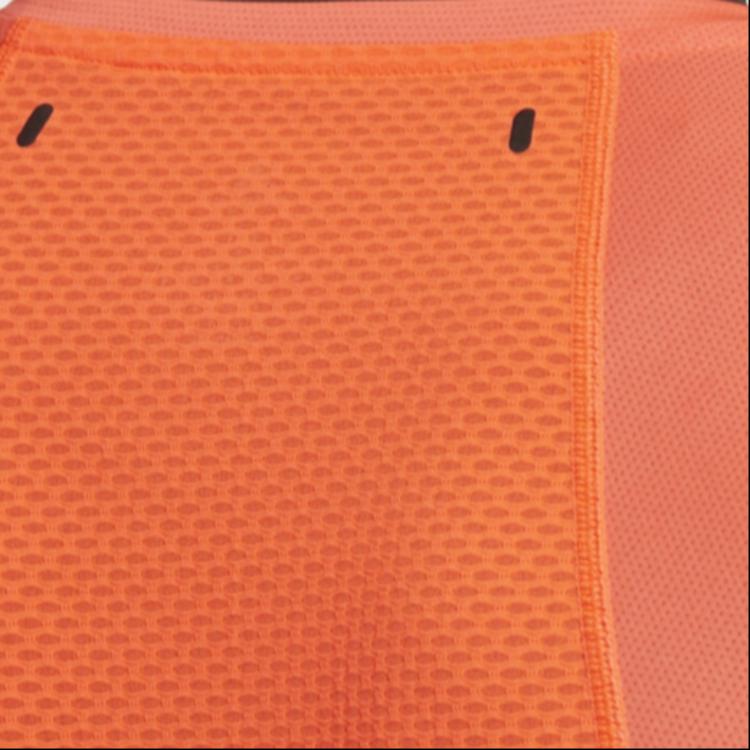 Adidas Round Neck Logo Print Sports Short Sleeve T-shirt Men Tops Orange-Red FK0738