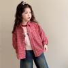 Girl's Plaid Shirt Jacket - Spring & Autumn 2025 Style for Baby & Toddler
