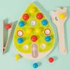 Preschool Educational Wooden Rainbow Color Sorting Toy Focused Training Logical Game for Kids Color Matching Learning Fun
