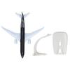 Aircraft Model Collectible Small Portable Exquisite Simulated Alloy Airplane Model Black White