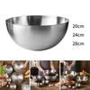 Stainless Steel Mixing Bowls Food Storage Organizers Reusable Heavy Duty for Mixing,
